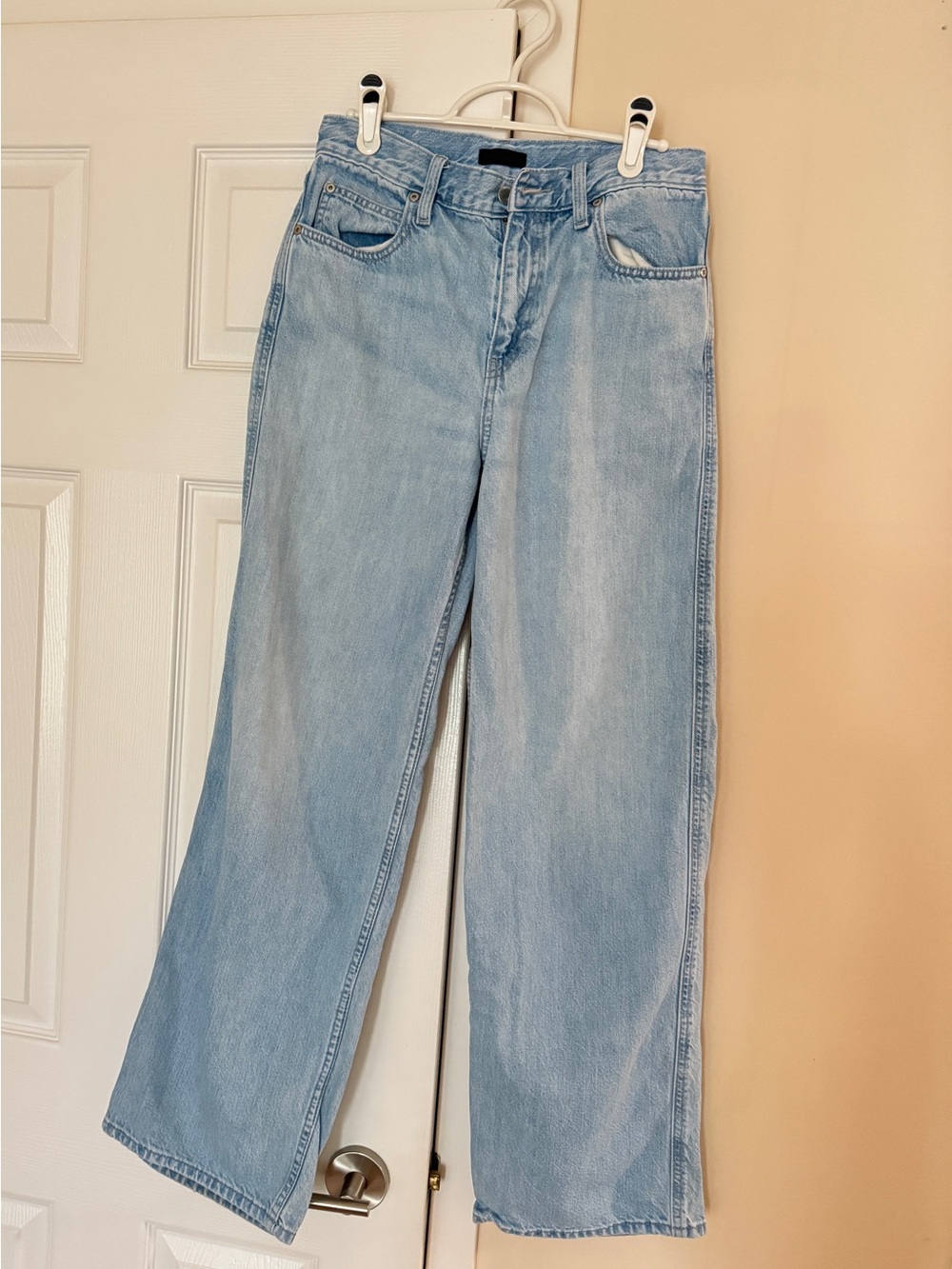 Uniqlo Light Blue Wide-Leg Jeans